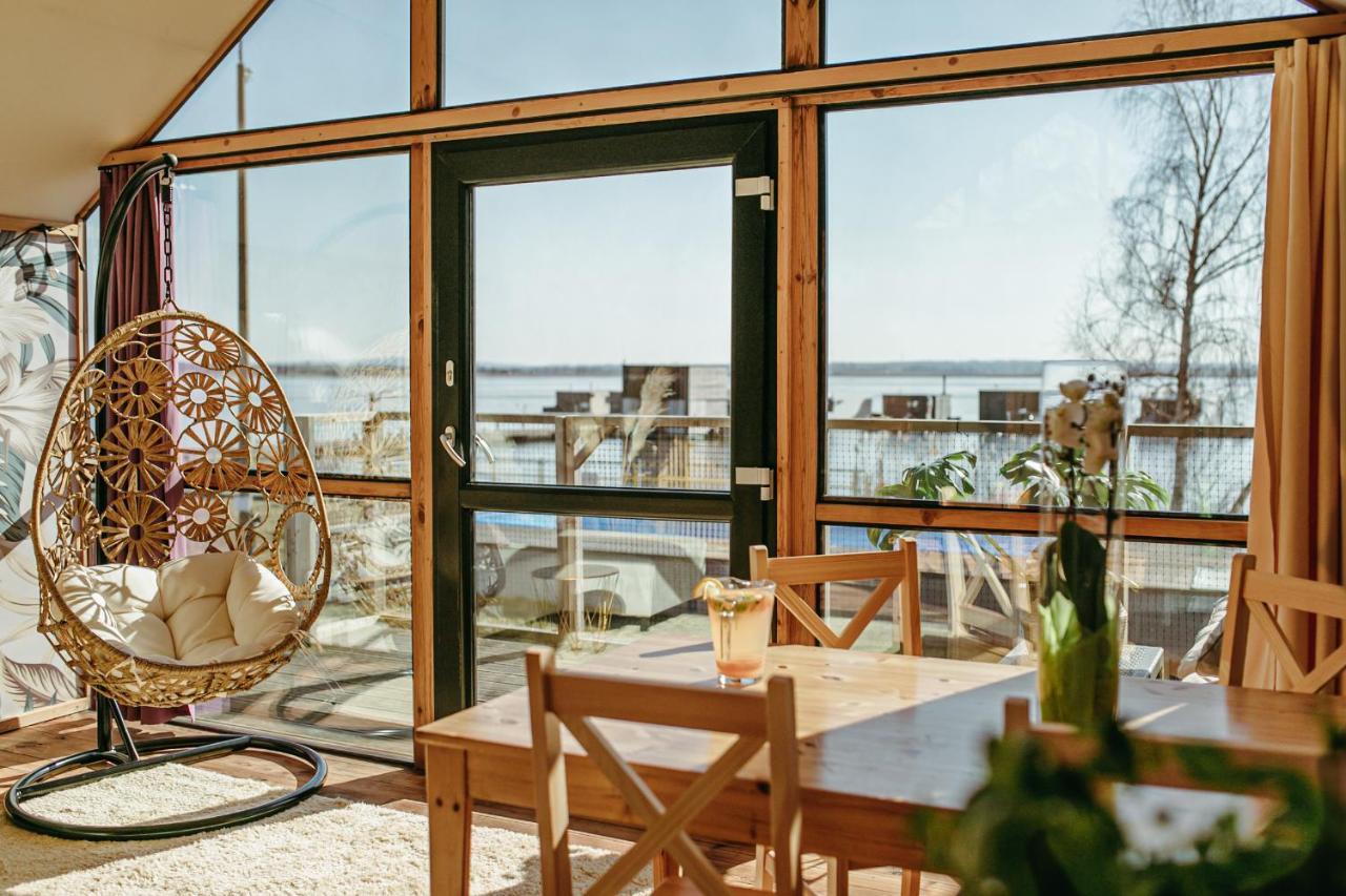 Herbals - Tree&Lake Houses With Bath, Sauna, Bikes, Motorboat Mielno  Exterior foto