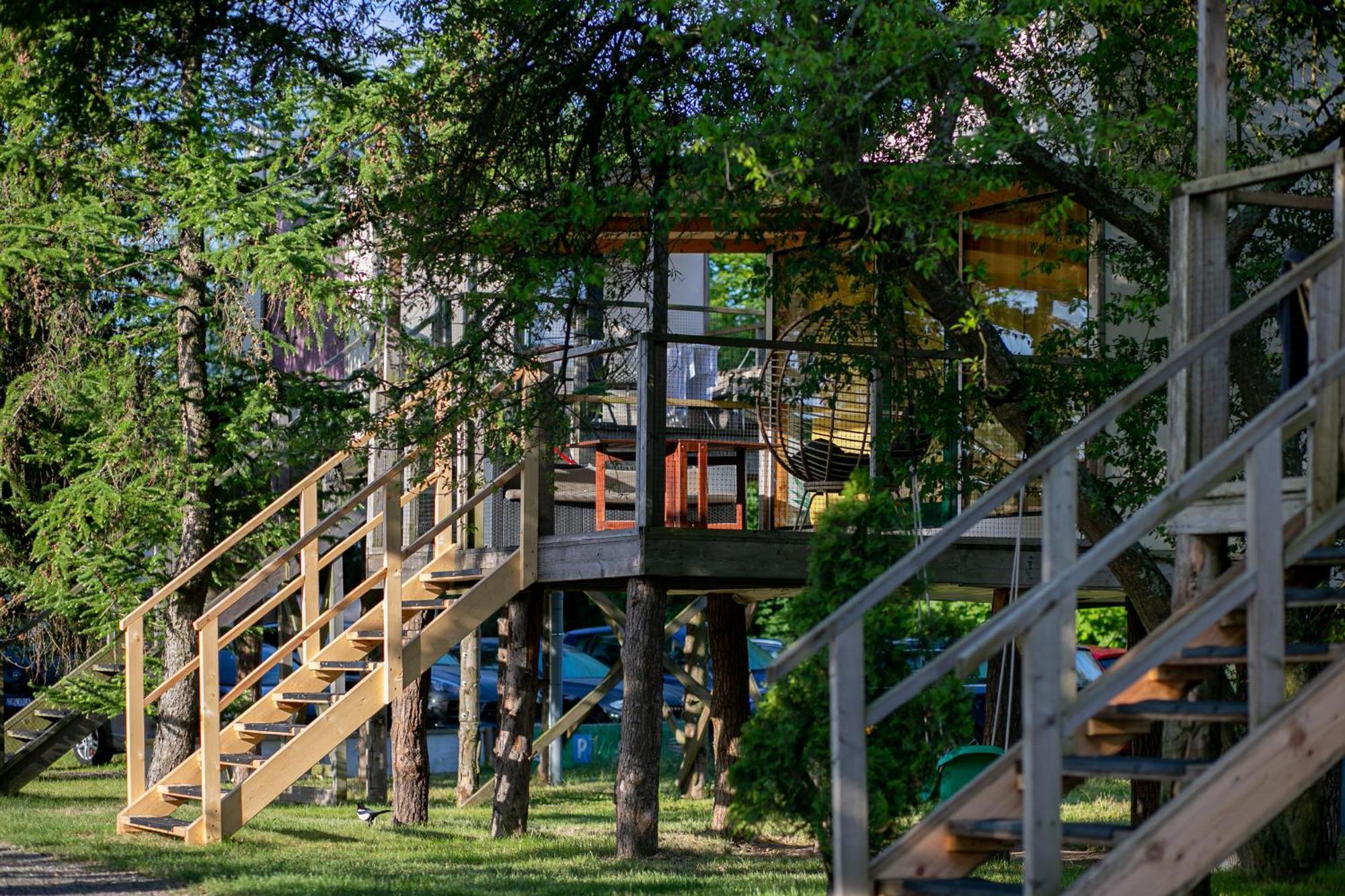 Herbals - Tree&Lake Houses With Bath, Sauna, Bikes, Motorboat Mielno  Cameră foto