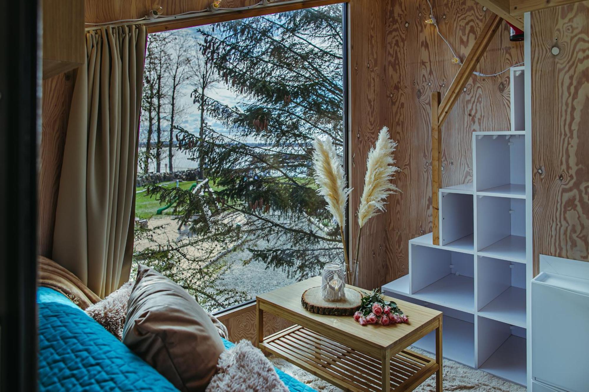 Herbals - Tree&Lake Houses With Bath, Sauna, Bikes, Motorboat Mielno  Cameră foto