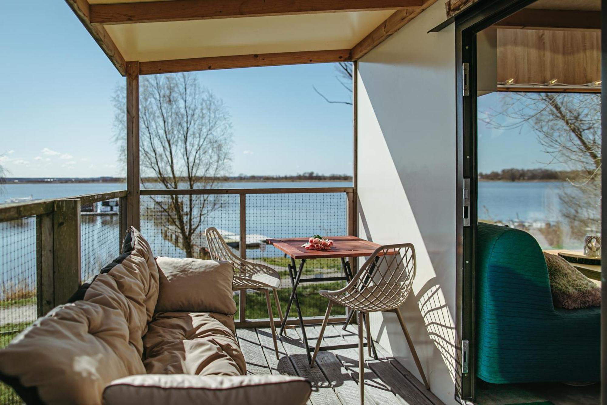 Herbals - Tree&Lake Houses With Bath, Sauna, Bikes, Motorboat Mielno  Cameră foto