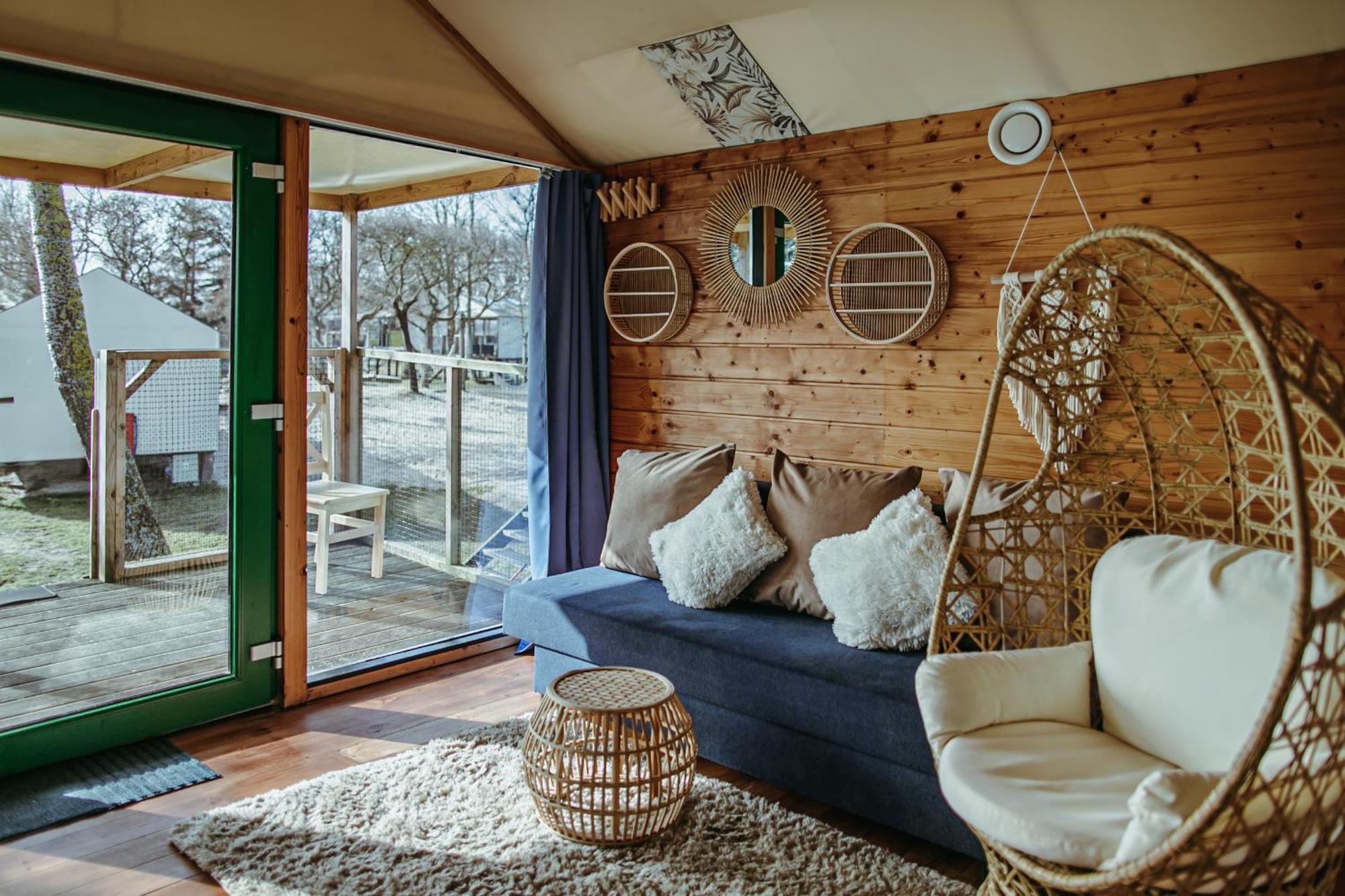 Herbals - Tree&Lake Houses With Bath, Sauna, Bikes, Motorboat Mielno  Cameră foto